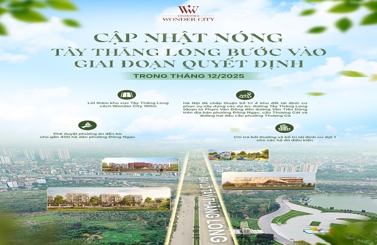 🔥 CẬP NHẬT NÓNG: TÂY THĂNG LONG TĂNG TỐC - BƯỚC VÀO GIAI ĐOẠN QUYẾT ĐỊNH THÁNG 12/2025